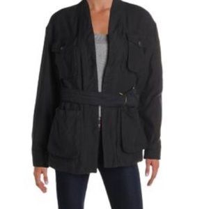 FREE PEOPLE Womens Fall Anorak Utility navy Jacket